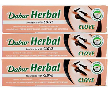 Dentifrice au clou de girofle Herbal sans Fluor 155gr