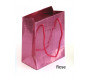 Petit sac cadeau brillant Rose - 14,5 x 12 cm