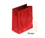 Petit sac cadeau brillant Rouge - 14,5 x 12 cm