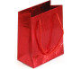 Petit sac cadeau brillant Rouge - 14,5 x 12 cm