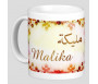 Mug prénom arabe féminin "Malika" - مليكة