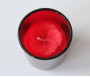 Bougie parfumée sous forme de fleur de couleur rouge / bordeaux