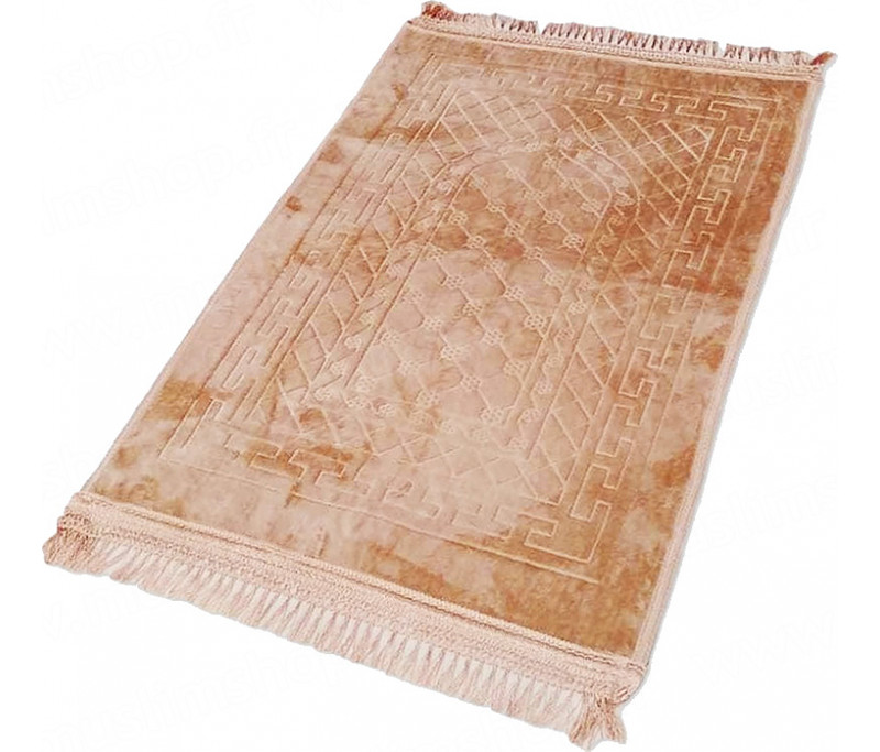 Tapis de Prière Crème Beige Personnalisé - Confort & Qualité