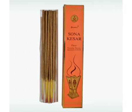 Bâtonnets d'encens au Sandal "Sona Kesar" (Incense Sticks) en bâtonnets - 180gr