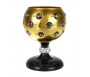 Brûleur d'encens / encensoir électrique en forme de Boule avec Perles en métal doré