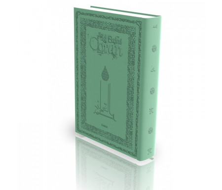 Le Coran - Traduit et annoté par Abdallah Penot - Couverture Daim cartonnée et bordure dorée - Coloris Noir