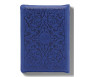 Le Noble Coran et la Traduction du Sens de Ses Versets sous Pochette Zippée - Bleu Ed. Luxe