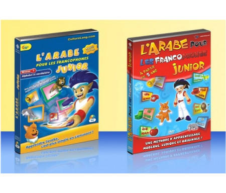  Pack CD-ROM + DVD L'arabe pour les francophones Junior