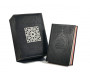 Coffret Cadeau Cuir Noir : Le Saint Coran Rainbow (français / arabe / phonétique) et Coffret artisanal de luxe