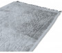 Tapis de Prière épais antidérapant et ultra-doux - Grande taille (80 x 120 cm) unis avec incrustations Arcade finition Luxe - Gris