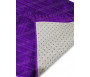 Tapis de Prière épais antidérapant et ultra-doux - Grande taille (80 x 120 cm) unis avec incrustations Arcade finition Luxe - Violet