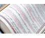 Le Saint Coran de couleur noire avec arabesques bordeaux bordées de dorures - arabe-français-phonétique - Transcription en caractères latins et traduction des sens en français