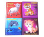 Pack de 4 livres "Les animaux" avec posters à déplier (Bilingue : français - arabe)