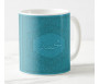 Mug avec prénom personnalisable en calligraphie arabe style "Naskh" (Bleu)