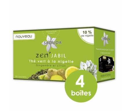 Thé vert Zen'Jabil à la Nigelle, Gingembre et Citron