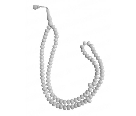 Chapelet tasbih / sebha 99 grains - Blanc