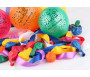 Pack de 10 ballons Aïd Moubarak multicolores (étoiles)