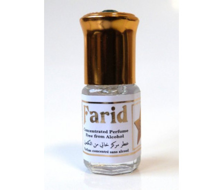 Parfum concentré sans alcool Musc d'Or "Farid" (3 ml) - Pour hommes