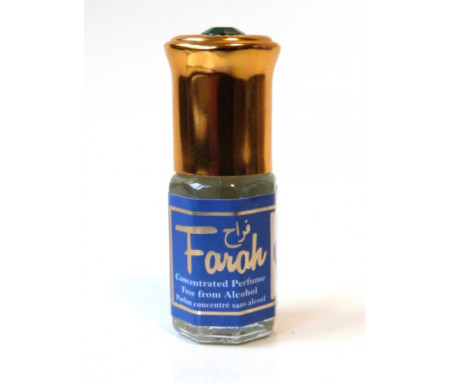 Parfum concentré sans alcool Musc d'Or "Farah" (3 ml) - Pour femmes