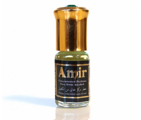 Parfum concentré sans alcool Musc d'Or "Amir" (3 ml) - Pour hommes