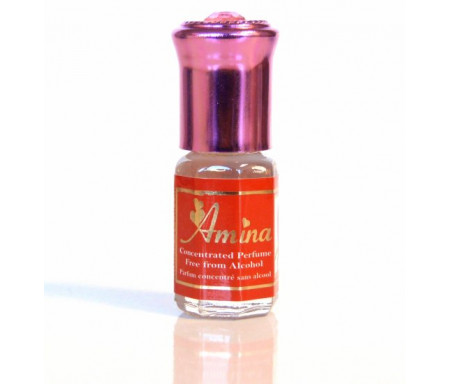 Parfum concentré sans alcool Musc d'Or "Amina" (3 ml) - Pour femmes