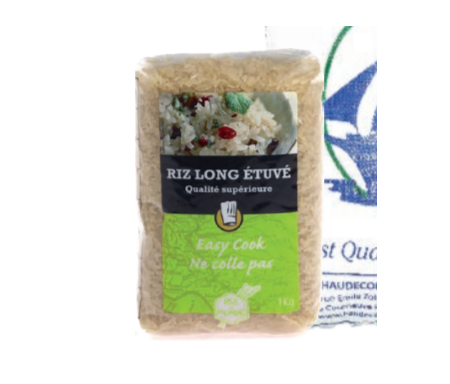 Riz Long étuvé de Qualité supérieure 1kg - Riz du monde