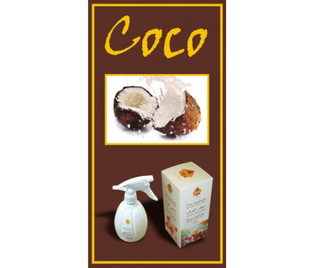 Eau parfumée désodorisante "Coco" (500 ml) - Musc d'Or