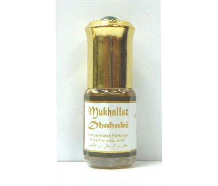  Parfum concentré sans alcool Musc d'Or "Mukhallat Dhahabi" (3 ml) - Pour hommes
