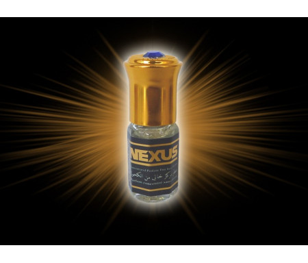  Parfum concentré sans alcool Musc d'Or "Nexus" (3 ml) - Pour hommes