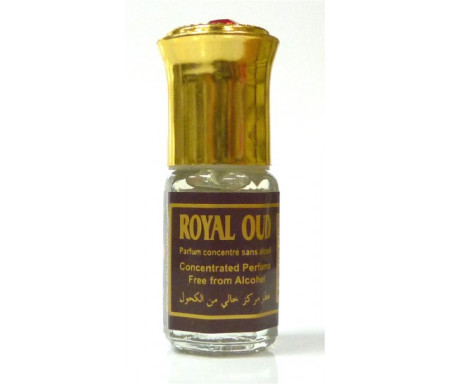Parfum concentré sans alcool Musc d'Or "Royal Oud" (3 ml) - Pour hommes