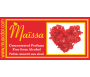 Parfum "Maïssa" de la marque Musc d'Or en bouteille cristal sous forme de coeur - Pour femmes