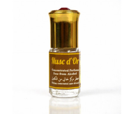 Parfum concentré sans alcool "Musc d'Or" de Musc d'Or (3 ml) - Mixte