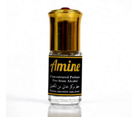 Parfum concentré sans alcool Musc d'Or "Amine" (3 ml) - Pour hommes