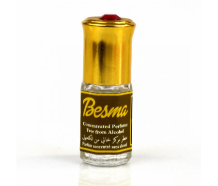 Parfum concentré sans alcool Musc d'Or "Besma" (3 ml) - Pour femmes