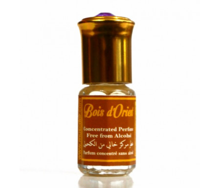 Parfum concentré sans alcool Musc d'Or "Bois d'Orient" 3 ml