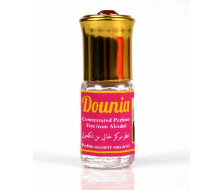 Parfum concentré sans alcool Musc d'Or "Dounia" (3 ml) - Pour femmes