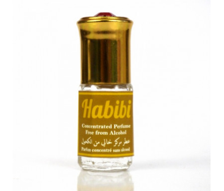 Parfum concentré sans alcool Musc d'Or "Habibi" (3 ml) - Pour hommes