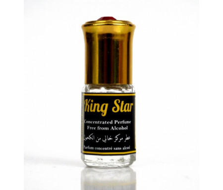 Parfum concentré sans alcool Musc d'Or "King Star" (3 ml) - Pour hommes