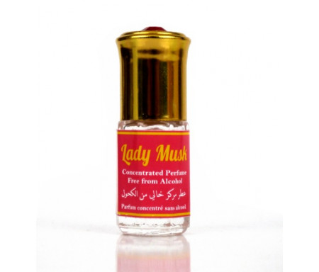 Parfum concentré sans alcool Musc d'Or "Lady Musk" (3 ml) - Pour femmes