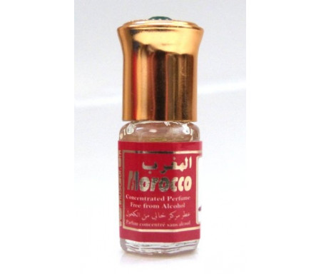 Parfum concentré sans alcool Musc d'Or "Morocco" (3 ml) - Le Maroc - Pour hommes - المغرب