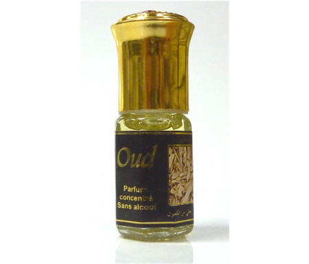 Parfum concentré sans alcool Musc d'Or "Oud" (3 ml) - Pour hommes