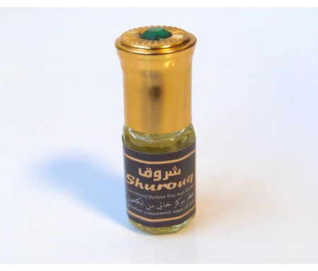 Parfum concentré sans alcool Musc d'Or "Shurouq" (3 ml) - Pour hommes