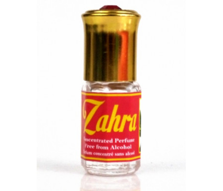 Parfum concentré sans alcool Musc d'Or "Zahra" (3 ml) - Pour femmes