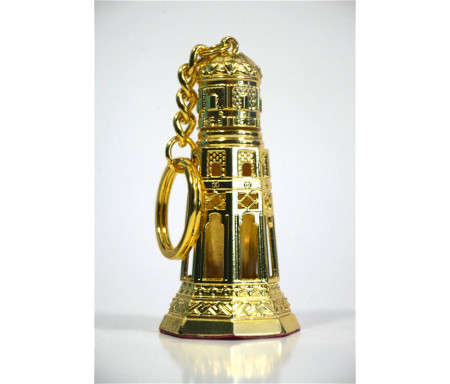 Parfum Musc d'Or "Golden Flowers" en bouteille porte clé dorée - Pour femmes
