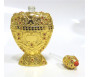 Parfum Musc d'Or "Saida" dans bouteille métallique dorée - Pour femmes