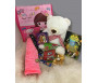 Pack Cadeau Fillette musulmane (3-5 ans) : Nounours - Livres - Bonbons Halal - Musc - Tapis de prière... 