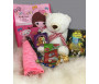 Pack Cadeau Fillette musulmane (3-5 ans) : Nounours - Livres - Bonbons Halal - Musc - Tapis de prière... 