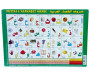 Pack Cadeau fillettes de 3 ans et plus : J'apprends l'alphabet arabe (Mini ordinateur - Puzzle - Livre - Règle - Bonbons Halal)