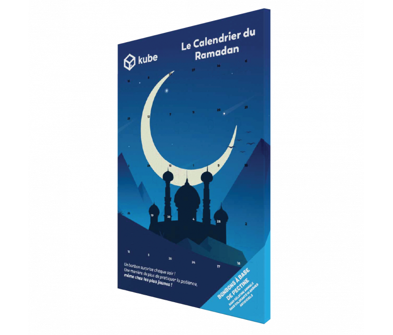 Calendrier Ramadan - Bleu - Ramadan Mubarak