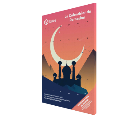 Calendrier des Bonnes Actions du Ramadan 2020 - Modèle "Couché de Soleil"